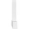 Ekena Millwork Portland Architectural Grade PVC Gable Bracket, 72"W x 27"H x 4"D x 6"F, 9/12 Pitch GBP072X27X0406POR00 - alternate 5